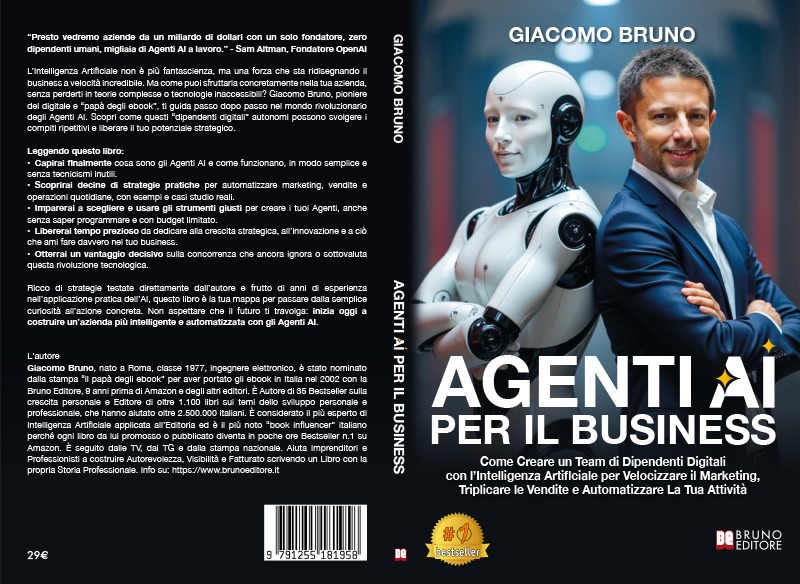 Giacomo Bruno: il futuro è negli Agenti AI Giacomo Bruno AgentiAI_Amazon.indd