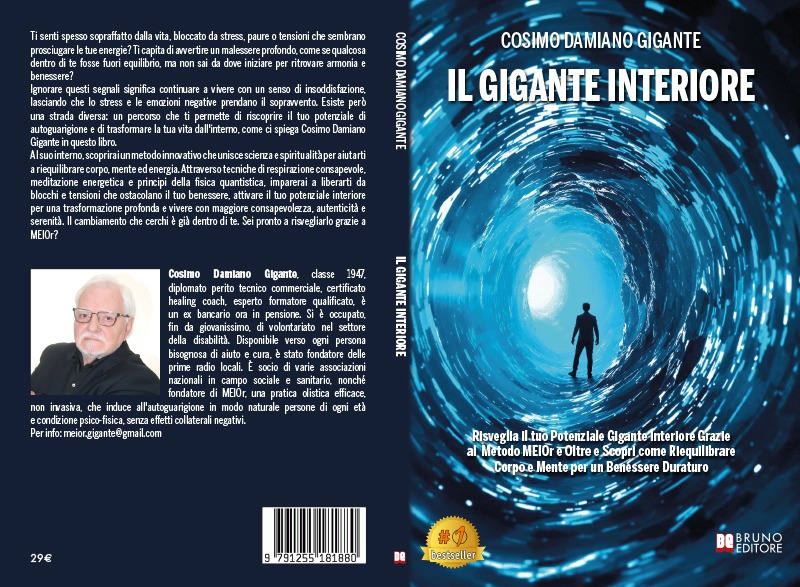 Cosimo Damiano Gigante lancia il Bestseller “Il Gigante Interiore” Damiano Gigante_Amazon.indd