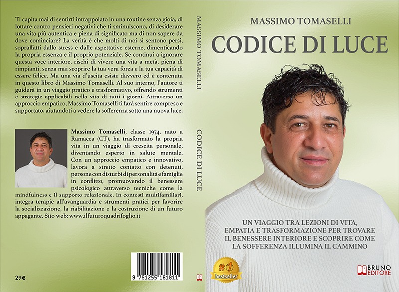 Massimo Tomaselli lancia il Bestseller “Codice Di Luce” COVER-800-TOMASELLI