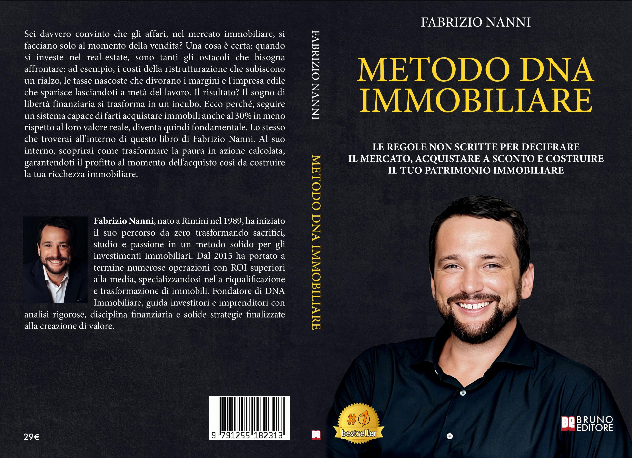 Fabrizio Nanni lancia il Bestseller “Metodo DNA Immobiliare” COVER-PROMO