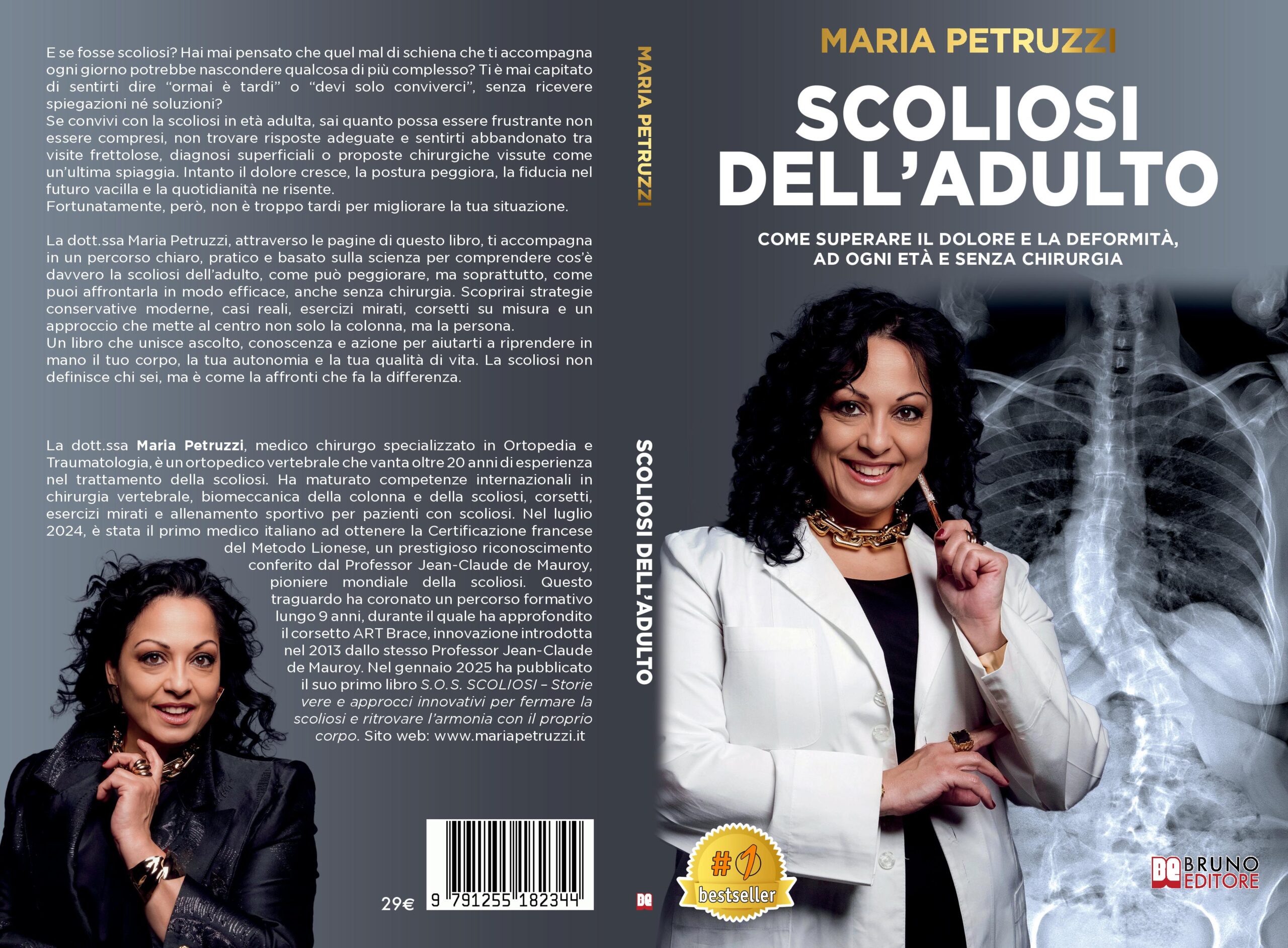 Maria Petruzzi lancia il Bestseller “Scoliosi Dell’Adulto” COVER-PROMO