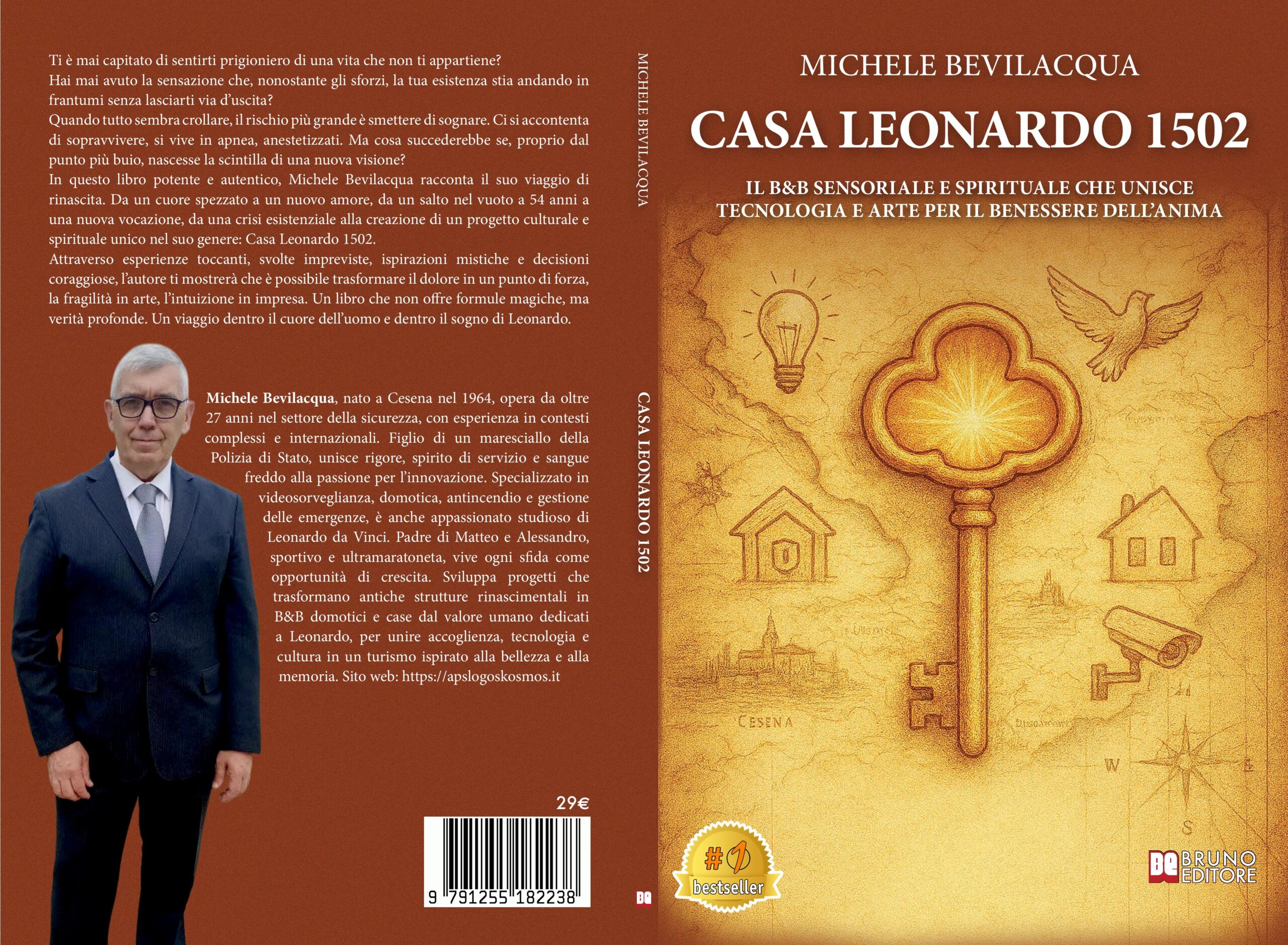 Michele Bevilacqua lancia il Bestseller “Casa Leonardo 1502” COVER-PROMO