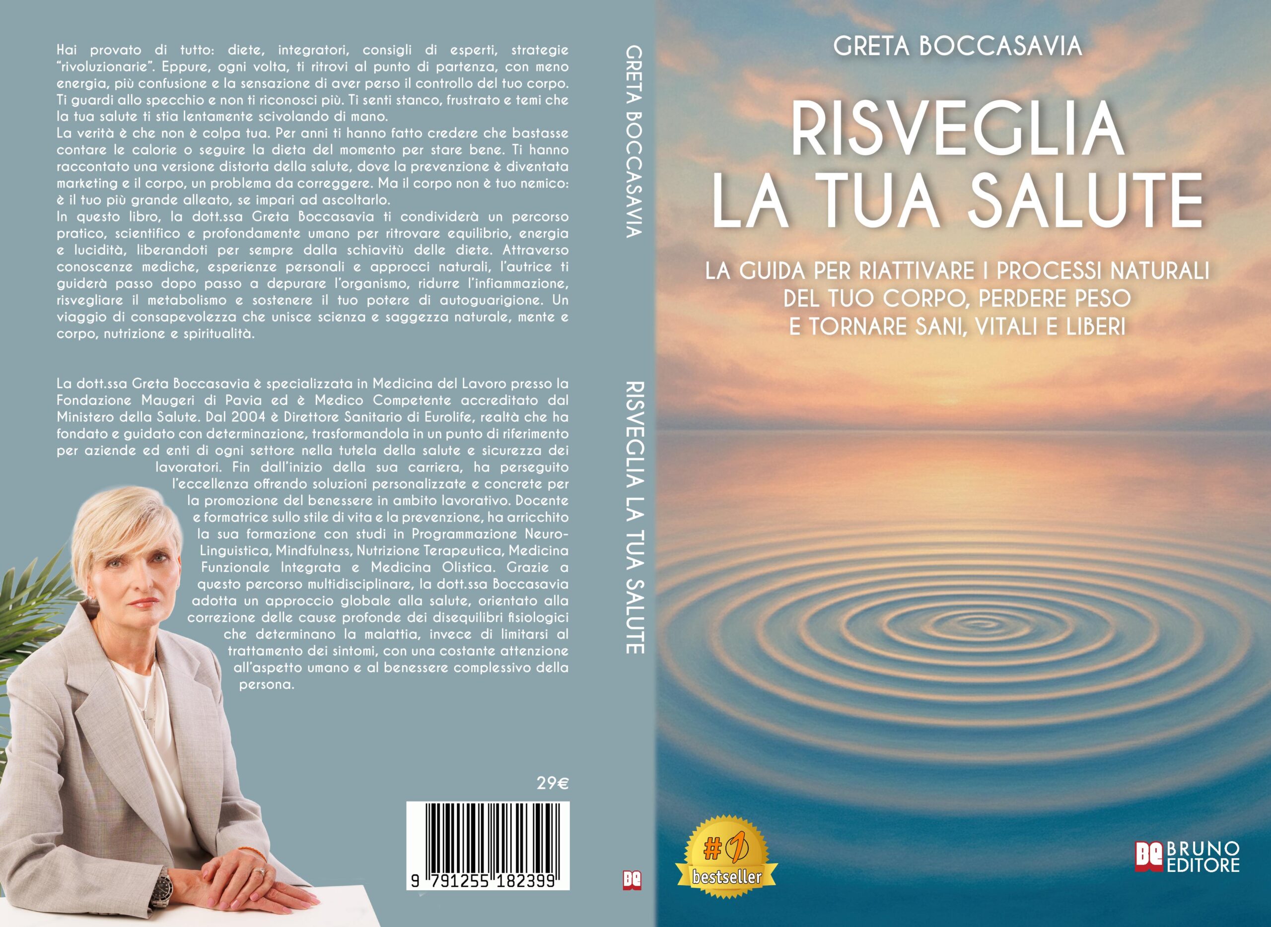 Greta Boccasavia lancia il Bestseller “Risveglia La Tua Salute” COVER-PROMO