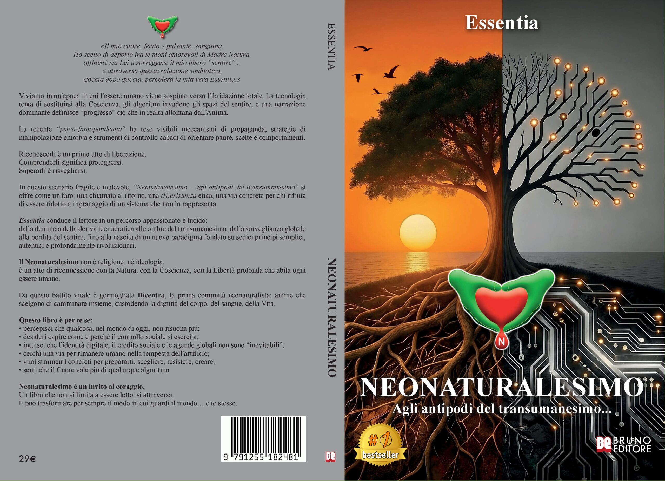 Essentia: Bestseller “Neonaturalesimo – Agli antipodi del transumanesimo…”, il libro che invita a preservare la libertà interiore in un’epoca segnata dal progresso tecnologico COVER-PROMO