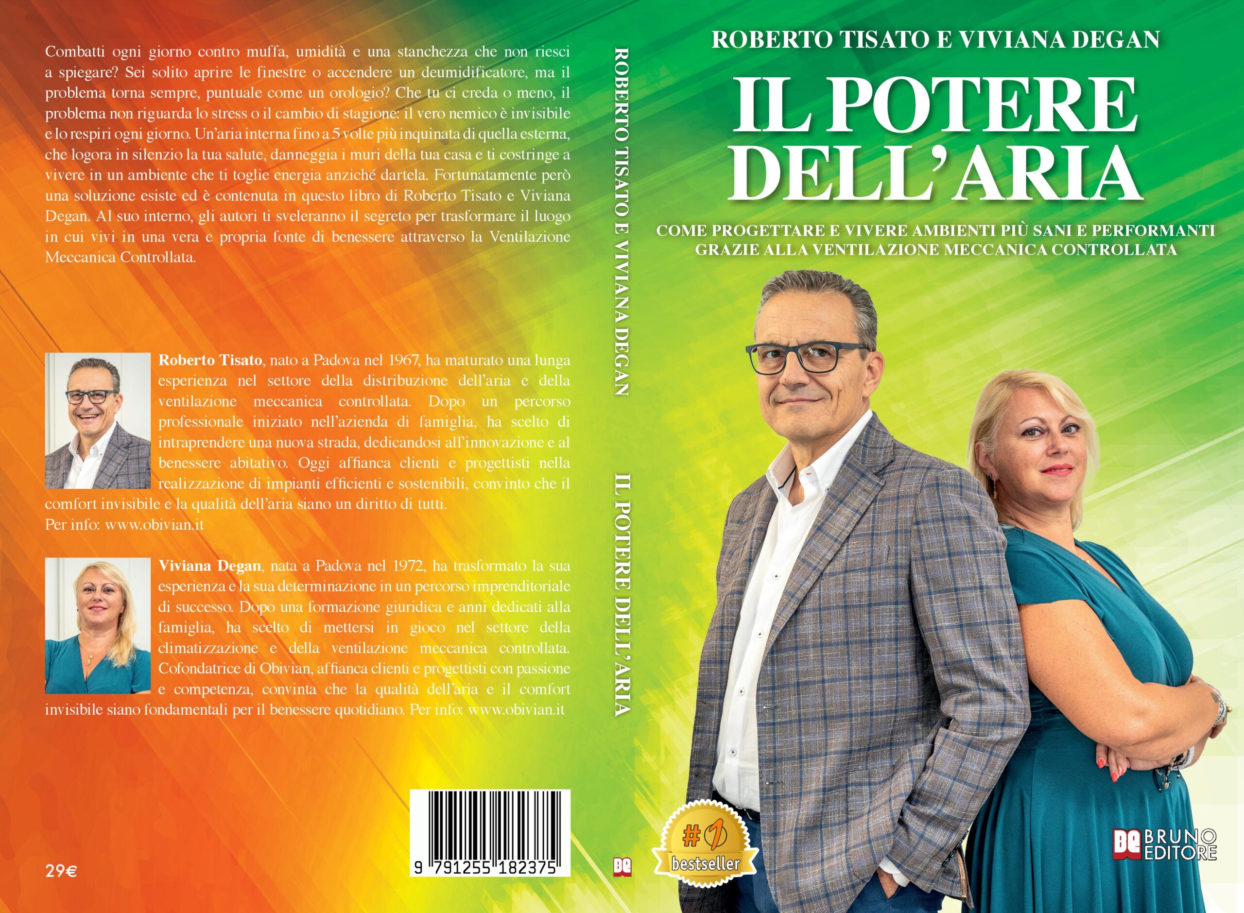 Roberto Tisato e Viviana Degan lanciano il Bestseller “Il Potere Dell’Aria” COVER-PROMO