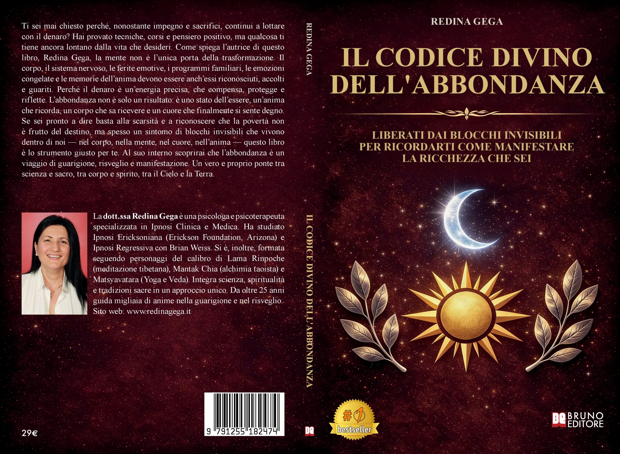 Redina Gega lancia il Bestseller “Il Codice Divino Dell’Abbondanza COVER-PROMO