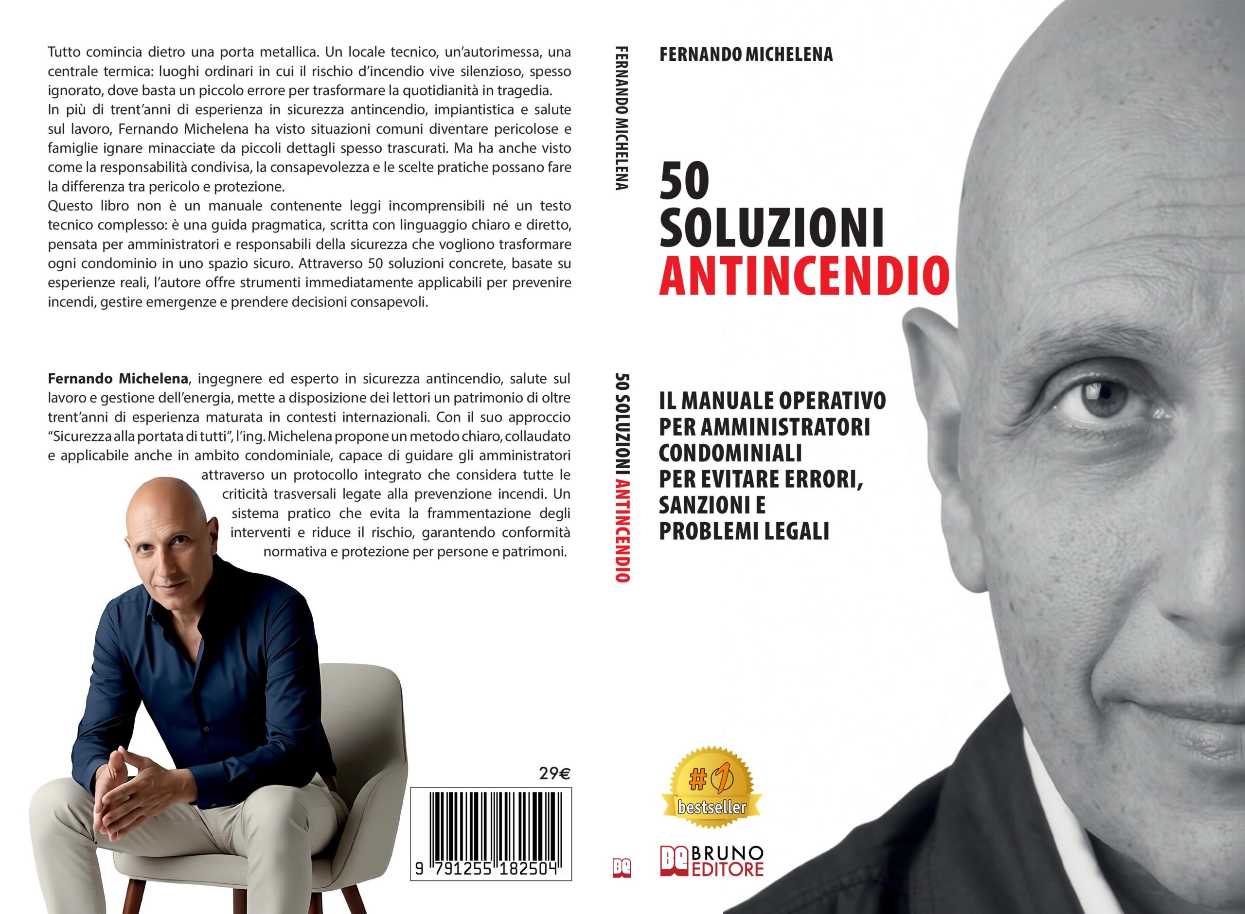 Fernando Michelena lancia il Bestseller “50 Soluzioni Antincendio” COVER-PROMO
