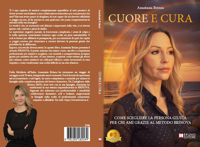 Anastasia Brinza lancia il Bestseller “Cuore E Cura" Anastasia Brinza_Amazon.indd