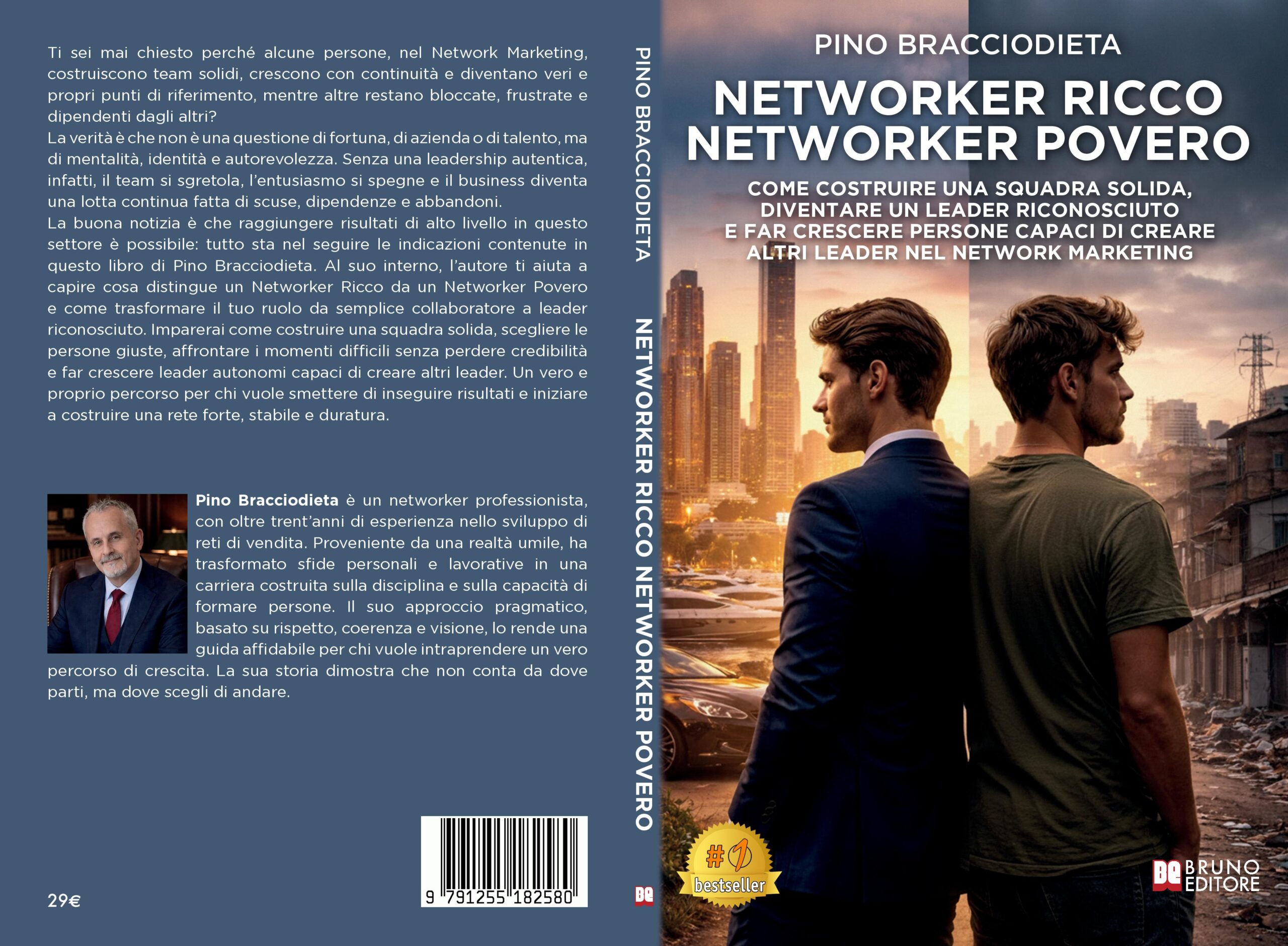 Pino Bracciodieta lancia il Bestseller “Networker Ricco Networker Povero” COVER-PROMO