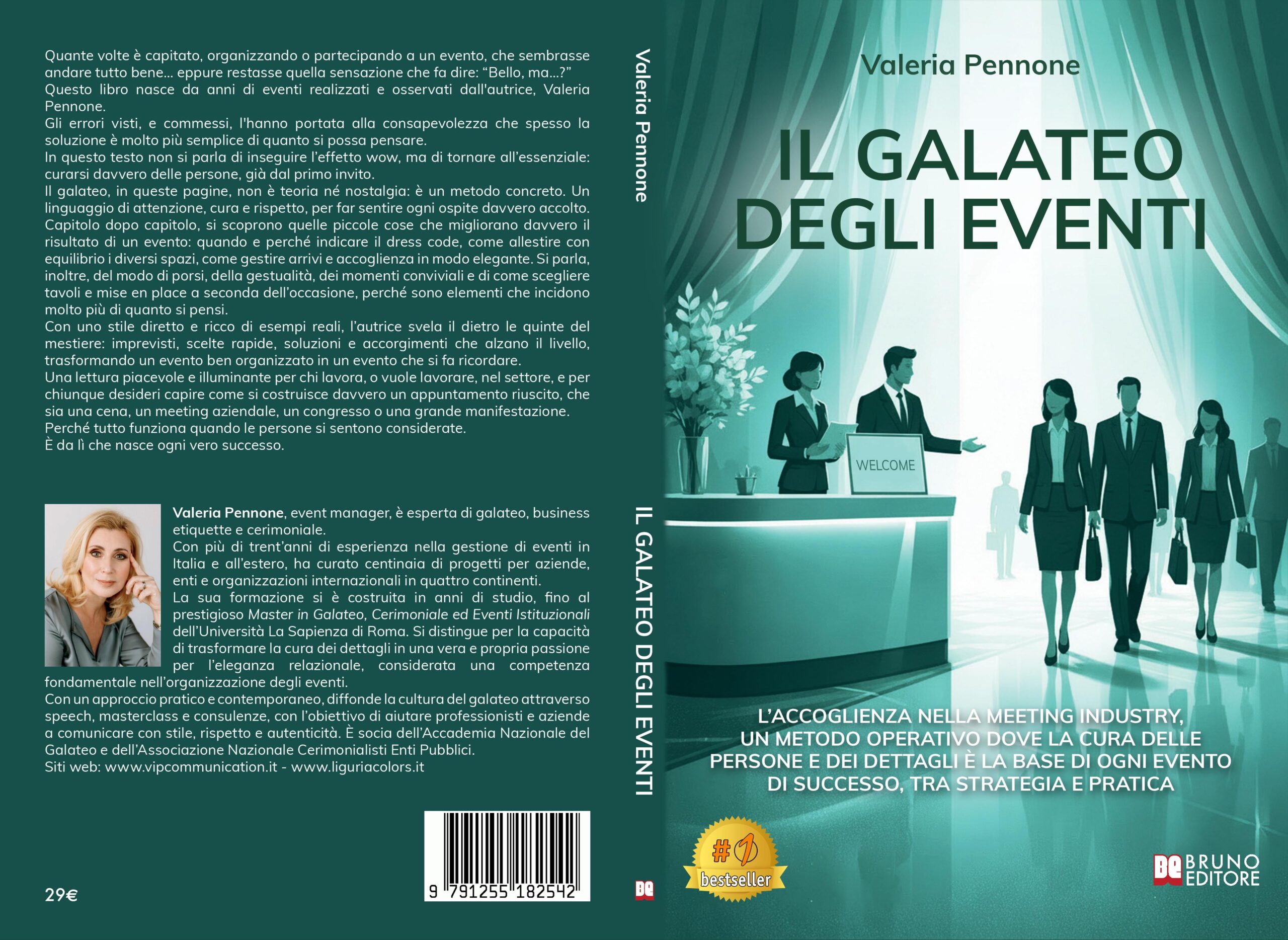 Valeria Pennone firma il Bestseller “Il Galateo Degli Eventi” COVER-PROMO