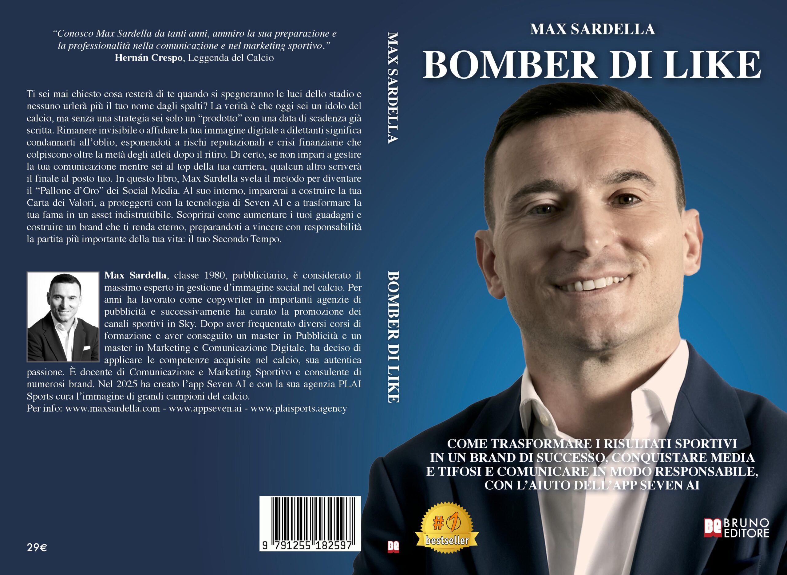 Max Sardella lancia il Bestseller “Bomber Di Like” COVER-PROMO