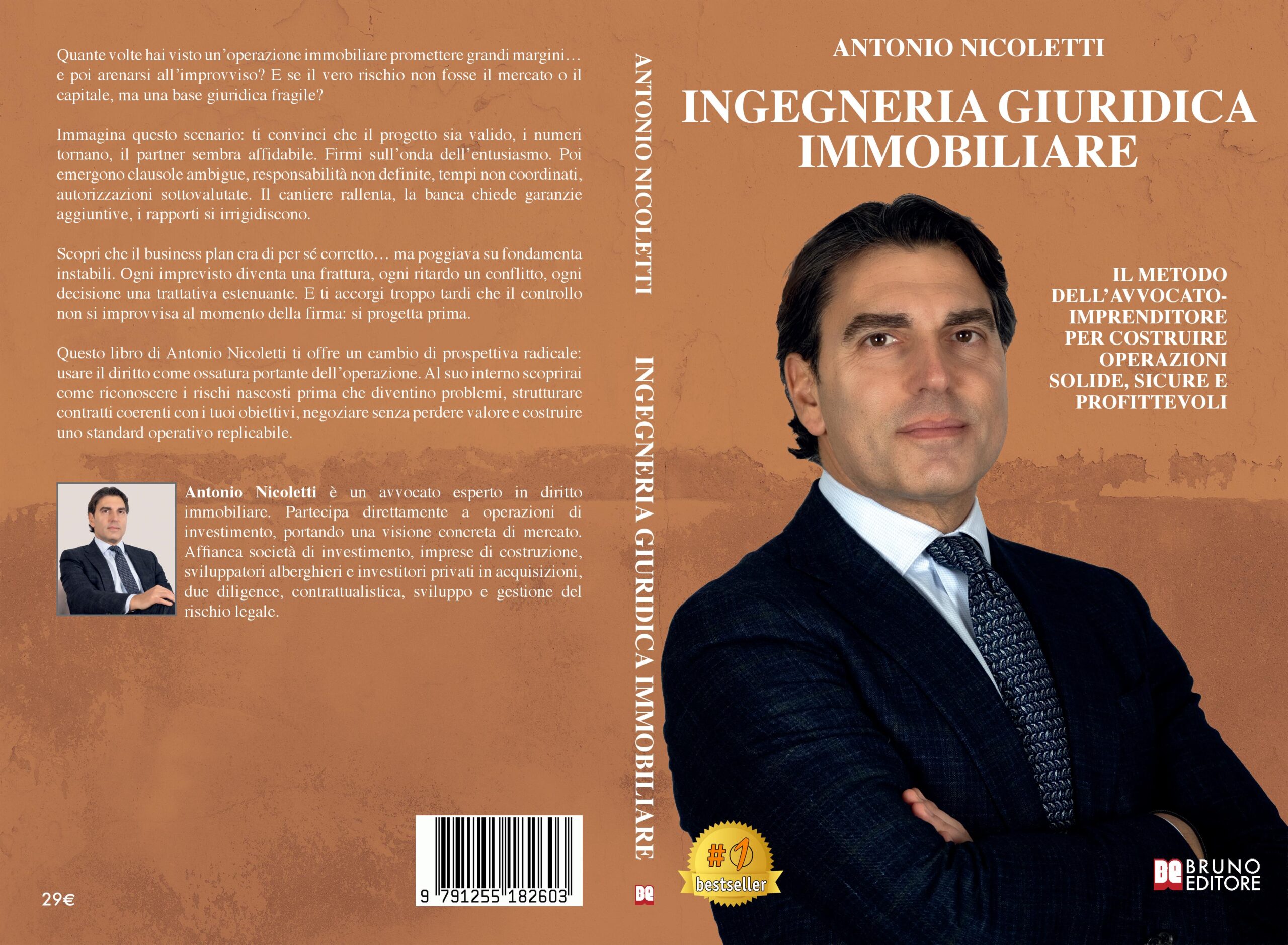 Antonio Nicoletti lancia il Bestseller “Ingegneria Giuridica Immobiliare” COVER-PROMO