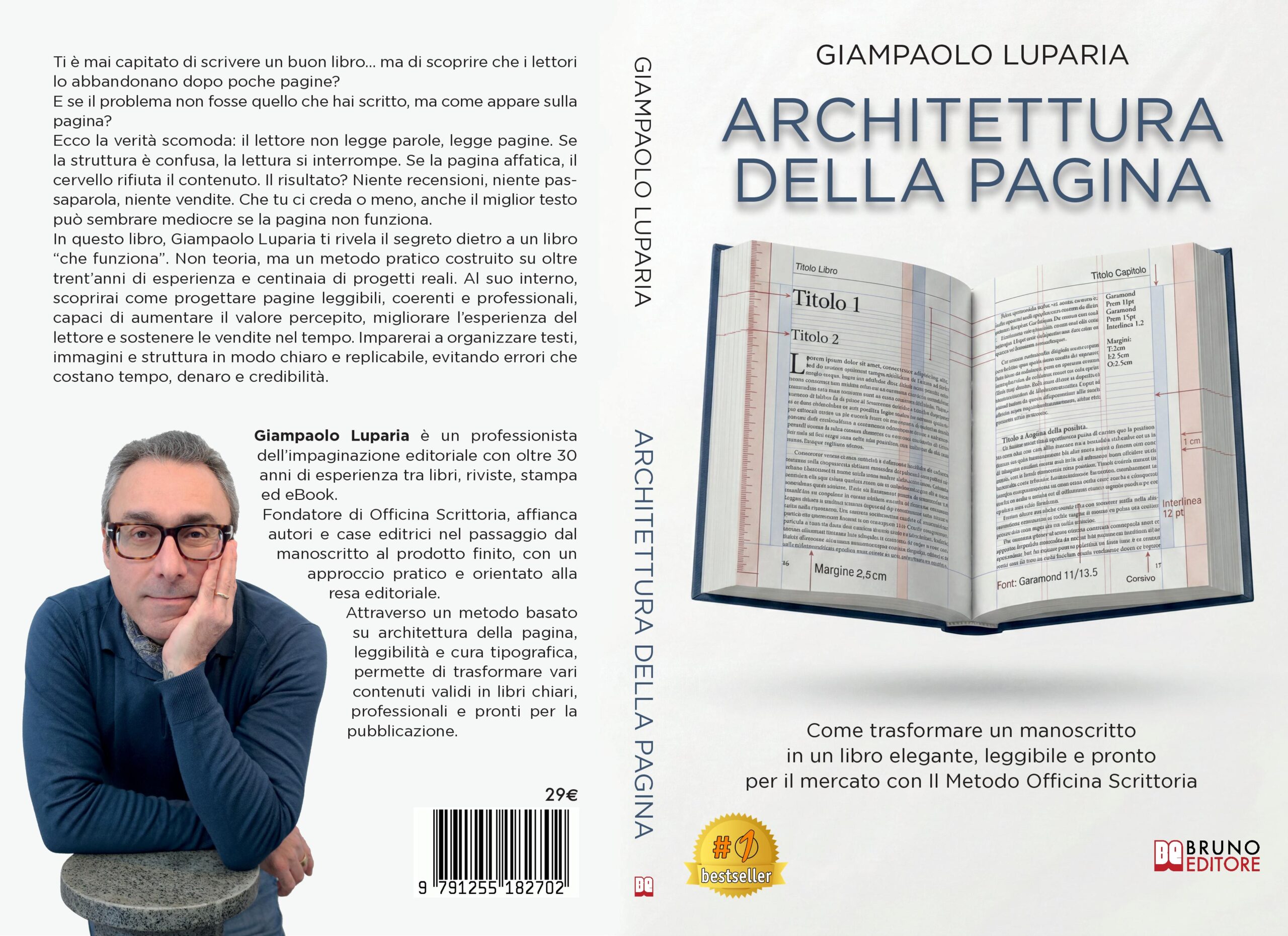 Giampaolo Luparia lancia il bestseller “Architettura Della Pagina” COVER-PROMO