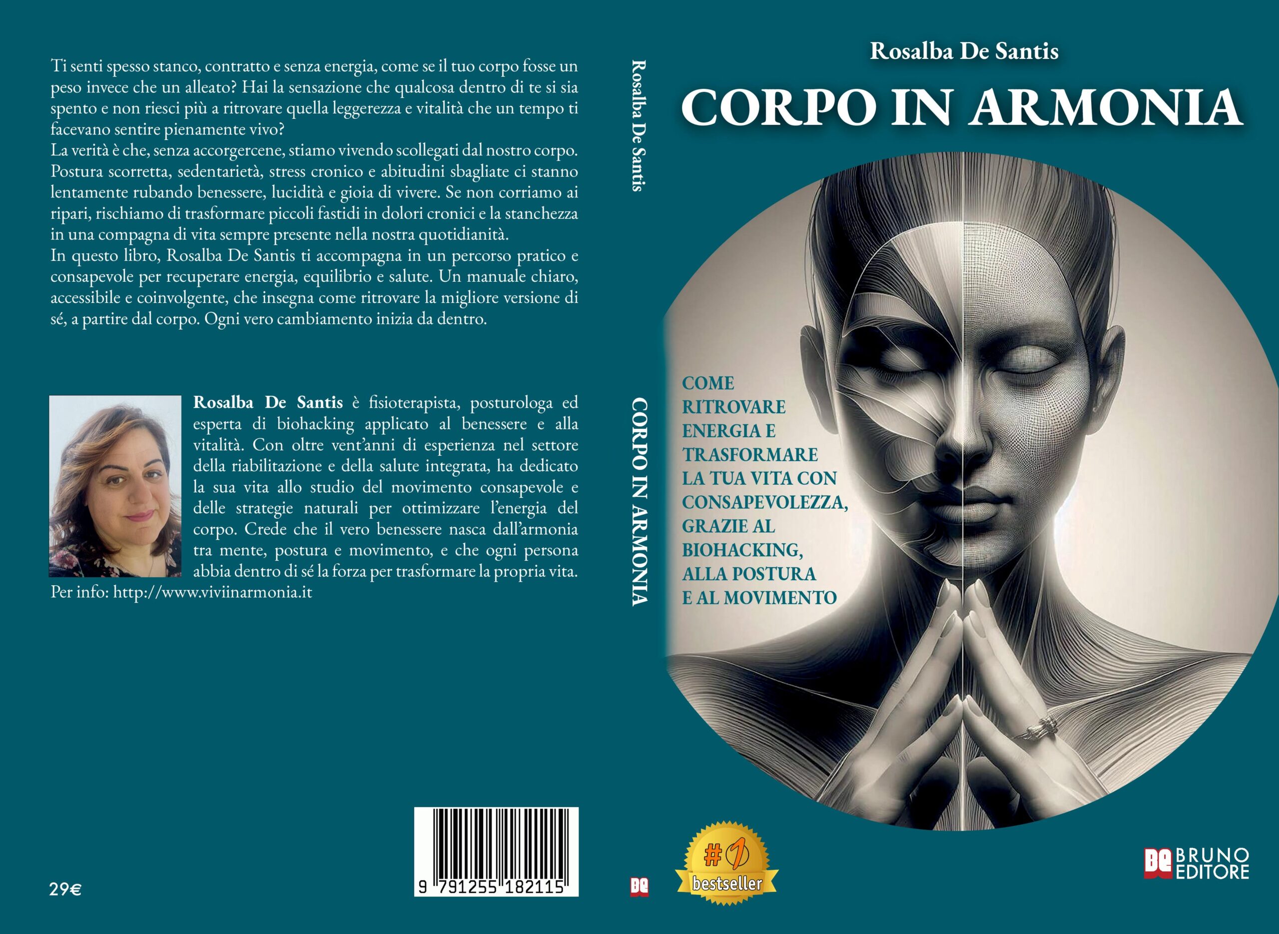 Rosalba De Santis lancia il Bestseller “Corpo In Armonia” COVER-PROMO
