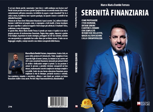 Marco Maria Davide Ferrara lancia il Bestseller “Serenità Finanziaria” Marco Maria Davide Ferrara_Amazon.indd