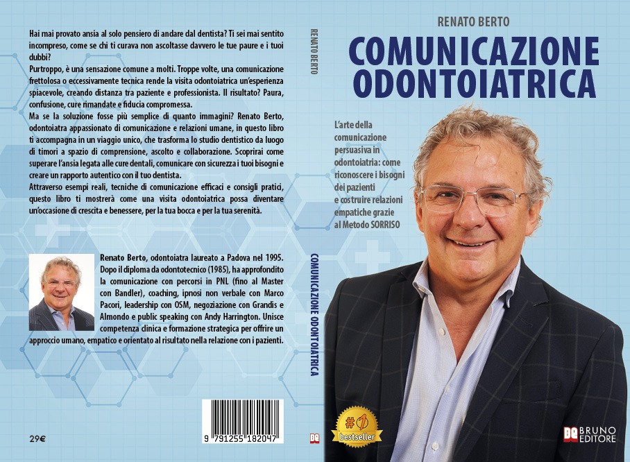 Renato Berto lancia il Bestseller “Comunicazione Odontoiatrica” Renato Berto_AmazonPROMO