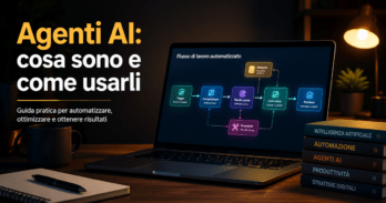 Agenti AI cosa sono e come usarli guida completa Schema di un agente AI autonomo che pianifica ed esegue compiti per professionisti