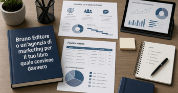 Bruno Editore o un'agenzia di marketing per il tuo libro: quale conviene davvero Confronto Bruno Editore o agenzia di marketing per il libro con tabella comparativa e vantaggi