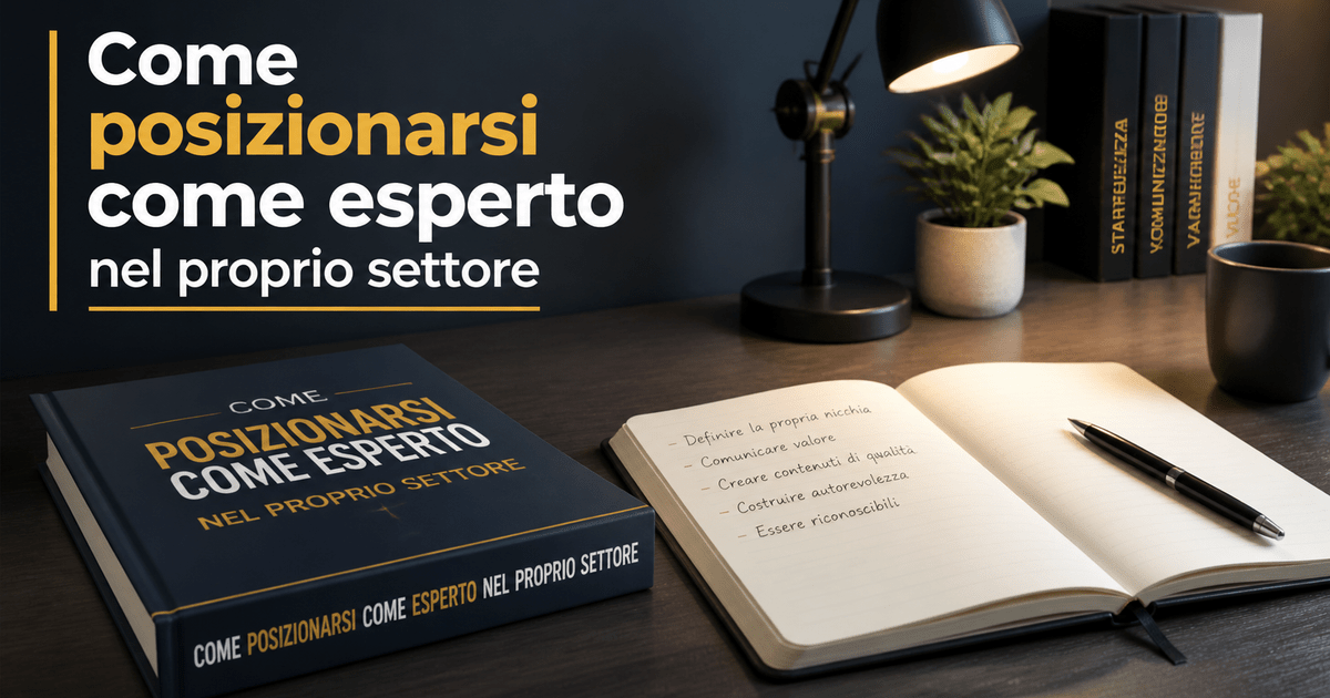 Come posizionarsi come esperto riconosciuto nel proprio settore cover-come-posizionarsi-come-esperto-nel-proprio-settore