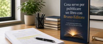 Cosa serve per pubblicare un libro con Bruno Editore: requisiti e primi passi Manoscritto e libro completato pronti per pubblicare un libro con Bruno Editore