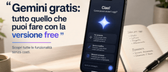 Gemini gratis: tutto quello che puoi fare con la versione free Gemini gratis tutto quello che puoi fare con la versione free, schermata chat AI