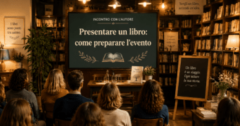 Presentare un libro: come preparare l'evento Autore durante la presentazione di un libro in libreria con pubblico attento