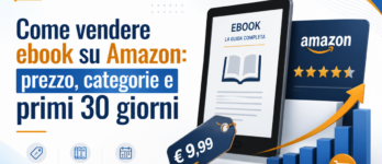 Quanto rende un ebook: costi, prezzo di vendita e margine reale Grafico e calcolatrice che mostrano quanto rende un ebook tra royalty, costi e margine netto