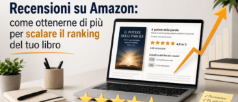 Recensioni su Amazon: come ottenerne di più per scalare il ranking del tuo libro Autore che analizza le recensioni Amazon del libro per scalare il ranking in classifica