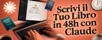 Scrivere un libro in 48h con Claude AI Schema visivo per scrivere un libro con Claude in 48 ore col metodo Numero1
