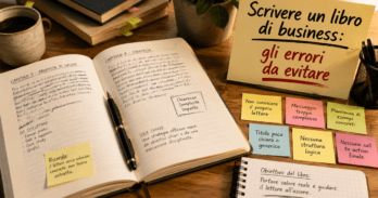 Scrivere un libro di business: gli errori da evitare Schema degli errori da evitare quando si scrive un libro di business con manoscritto e note